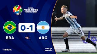 BRASIL vs. ARGENTINA [0-1] | RESUMEN | CONMEBOL PREOLÍMPICO | FASE FINAL