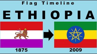 Drapeau de l'Éthiopie: Evolution Historique (avec l'hymne national de l'Éthiopie)