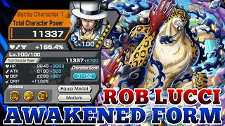 ROB LUCCI  AWAKENED FORM GAMEPLAY | ONE PIECE BOUNTY RUSH | OPBR