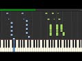 daniel hellbach weekend fever synthesia piano tutorial