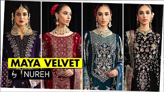 Nureh | Maya Velvet Collection | 2023 | Unstitiched Velvet by Nureh