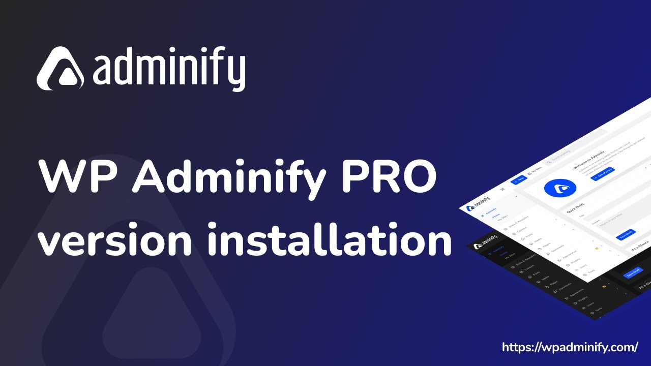 How To Install And Active Wp Adminify V4 0 Pro Version In Wordpress Youtube