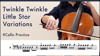 【大提琴】 鈴木第一冊｜小星星變奏曲 / Suzuki Cello Book 1 Twinkle, Twinkle, Little Star Variations