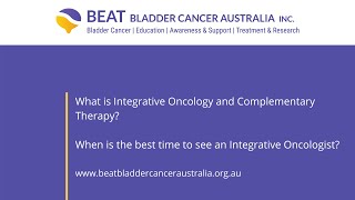 COMPLEMENTARY AND INTEGRATIVE HEALTH 1: What is Integrative Oncology and Complementary Therapy