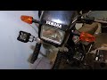 how to install led light pods on a 2021 yamaha tw200 install u0026 review