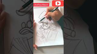 डोनाल्ड डक की ड्राइंग!🦆 #shorts  #draw #drawing #art #kidsvideo