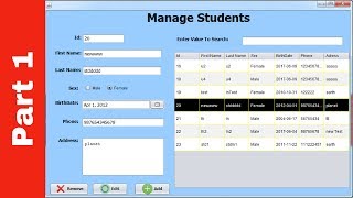JAVA - Student Information System Project In Java Using NetBeans With Source Code | Part 1