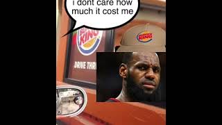 Shaq goes to Burger King  👑 😨 😂 #nba  #burgerking #funny #song