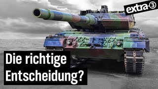 Leopard 2-Panzer für Ukraine: Früh bestellt, spät geliefert | extra 3 | NDR
