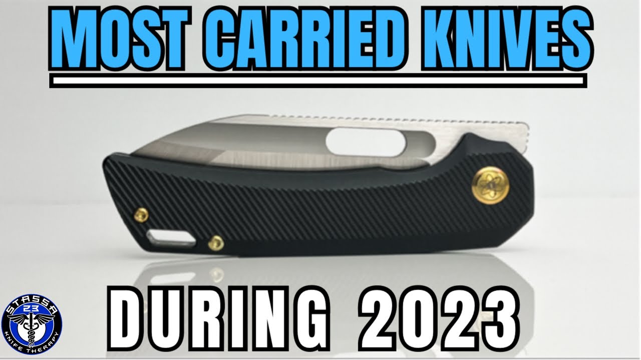 Top 15 Most Carried EDC Knives Of 2023 - YouTube