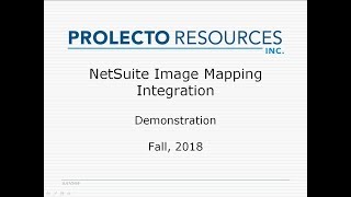 Prolecto NetSuite Image Mapping Integration Demonstration