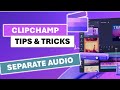 How to Easily Separate Audio from Video using Clipchamp