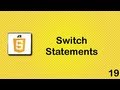 JavaScript beginner tutorial 19 - switch statements
