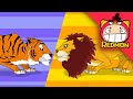 Animal Battle Song | Animal songs | Nursery Rhymes | REDMON