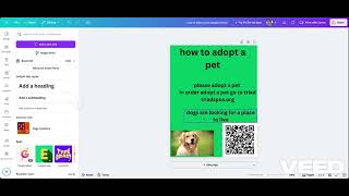 how to make a pet adoption flyer tutorial video