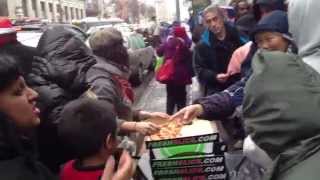 Feeding the Homeless Vancouver BC 2013