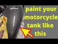 How To Paint Your Motorcycle Tank in (2020)