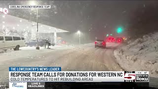 VIDEO: Local team asks for donations as North Carolina braces for cold temps