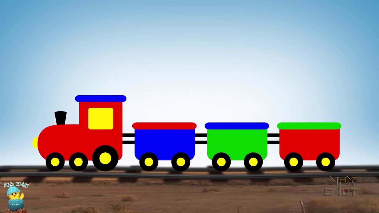 New Train Song For Children | Train Songs For Children & Nursery Rhymes ...