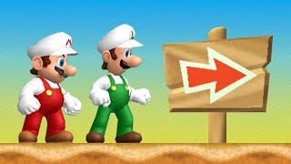 New Super Mario Bros Wii Co-Op Walkthrough - World 2 (2 Player)