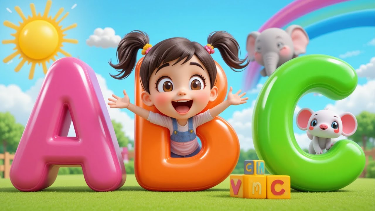 Abc Learning For Kids Fun Alphabet Animation A To Z Phonics Songs