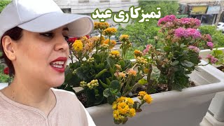 داستان تمیزکاری| این داستان: خانه تکانی عید، این قسمت: تمیز کاری بالکن🌳🌻🌷