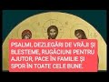 PSALMI, DEZLEGĂRI DE VRĂJI ȘI BLESTEME, RUGĂCIUNI PENTRU AJUTOR, PACE ÎN FAMILIE ȘI SPOR ÎN TOATE.