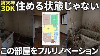 築36年賃貸マンションフルリノベーションで費用対効果の高いお部屋へイメチェン/52㎡/3DKから2LDKへ間取り変更/イメチェン八王子駅前店