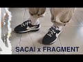 Nike Sacai x Fragment LD Waffle Blue Void (Unboxing + On Feet)