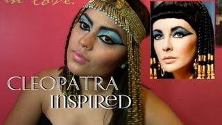 Cleopatra (Liz Taylor) Inspired Halloween Tutorial