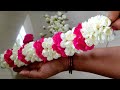 How to make bridal flower for hair/flowers garland