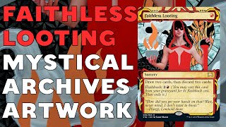 Faithless Looting Mystical Archives Artwork | MTG Comedy #shorts