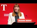 ‘Change begins’, says Angela Rayner at Labour conference