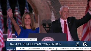 Pence accepts VP nomination at RNC; Trump to close convention