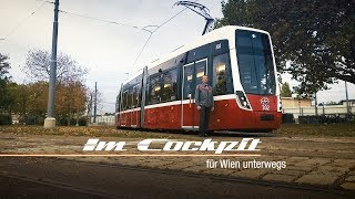 Im Cockpit: Flexity -  Neue Straßenbahn der Wiener Linien