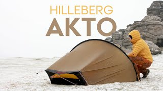 In the Snow With the Hilleberg Akto!