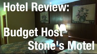 Hotel Review - 1960s Throwback at the Budget Host Stone's Motel, Dale IN