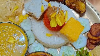 Ganpati bappa ki Bhog Thali#bengali #veg thali#viral #youtubeshorts @PC Family