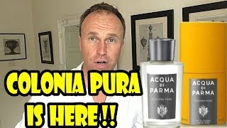 Acqua di Parma Colonia Pura - New Release - 1st Impressions