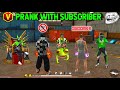 First Time Prank With My Real Subscriber 🥺 - NO INTERNET PRANK 🚫 Garena Free Fire 🔥 Y GAMING 🎮