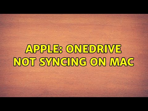 Apple: OneDrive not syncing on mac (2 Solutions!!)