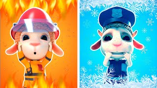 Collection: Firefighter and Policeman | Cartoon for Kids | Dolly and Friends