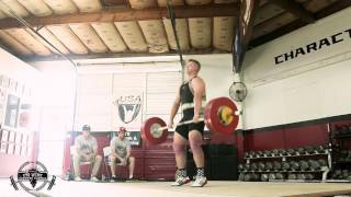 Bobby Garrison 123kg Clean \u0026 Jerk - 2017 CTS Wine Country Classic