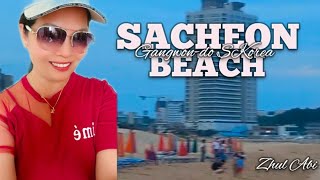 SACHEON BEACH Gangwon-Do #travel #explore #tour #beaches #zhulabi #vlog #fyp #Korea