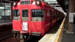 名鉄200系(100系6次車)普通豊田市ゆき上小田井駅発車