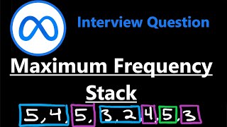 Maximum Frequency Stack - Leetcode 895 - Python