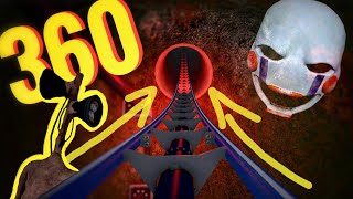 360 VR SIREN HEAD vs. FNAF Roller Coaster Experience 😱 POV Scary Virtual Reality Ride 4K video
