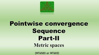 pointwise convergence counter examples  | Analysis | BSc Mathematics