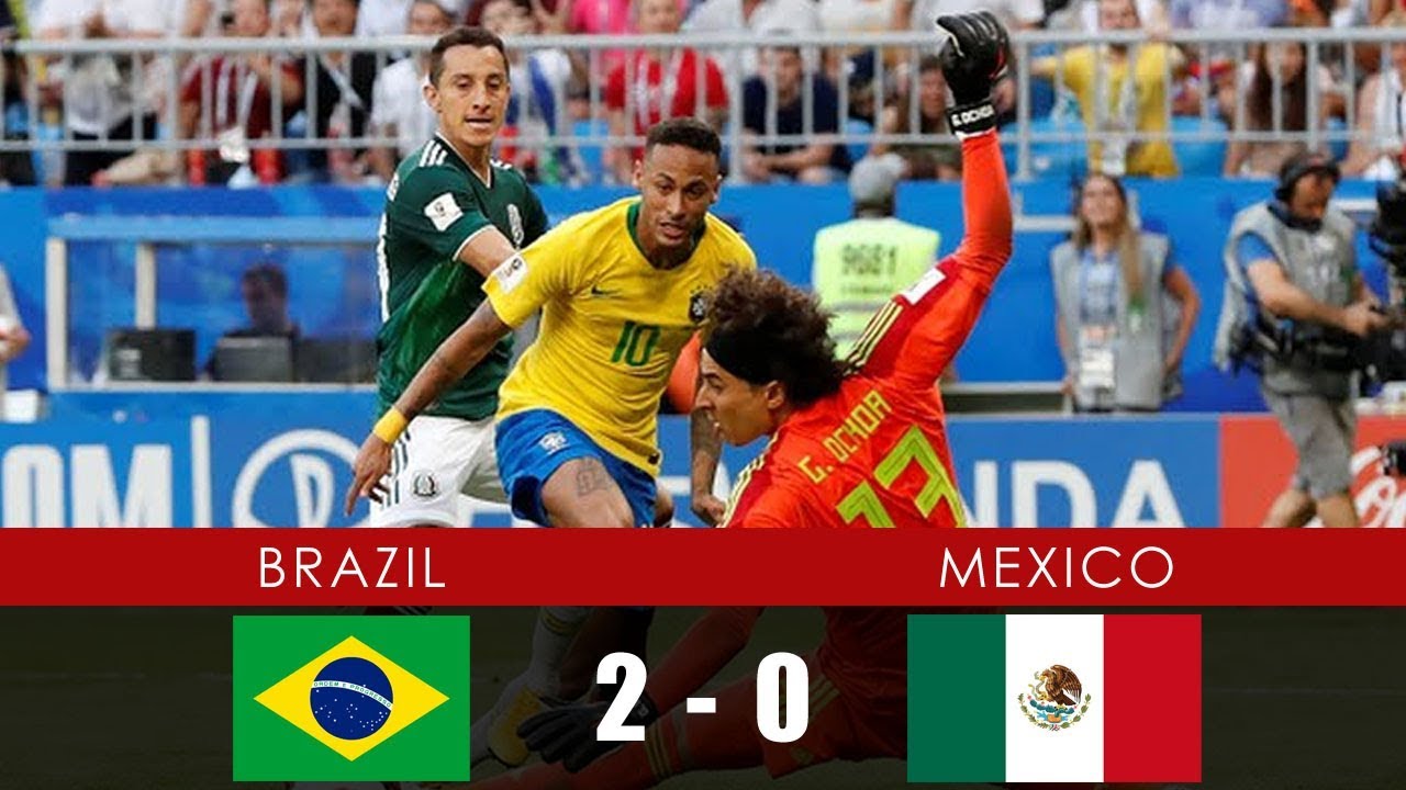 Round Of 16: BRAZIL Vs MEXICO 2-0 - All Goals & Extended Highlights ...