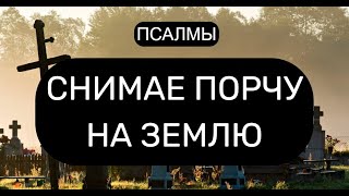 СНИМАЕМ ПОРЧУ НА ЗЕМЛЮ. ПСАЛМЫ